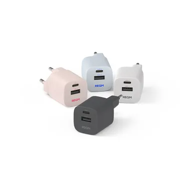 리큐엠 2포트 30W GaN 고속 충전기 QPD330