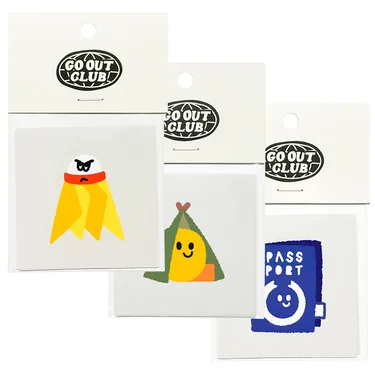 리큐엠 GO OUT 클로그 참 캐릭터 스티커팩(5pcs)