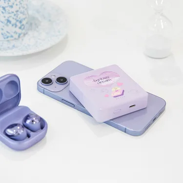 라이프썸 미니 마그네틱 무선충전 보조배터리(LFS-HA48) 8000mAh 3종 택1