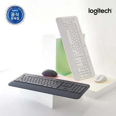 로지텍코리아 공식 시그니처 MK650 콤보 무선 키보드 마우스 세트